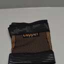 kyopyno Hamstring Compression Sleeves with Adjustable Straps - Copper Infused Thigh Sleeve Support for Running Recovery & Sports - Thigh Brace for Men & Women (X-large, Gold)