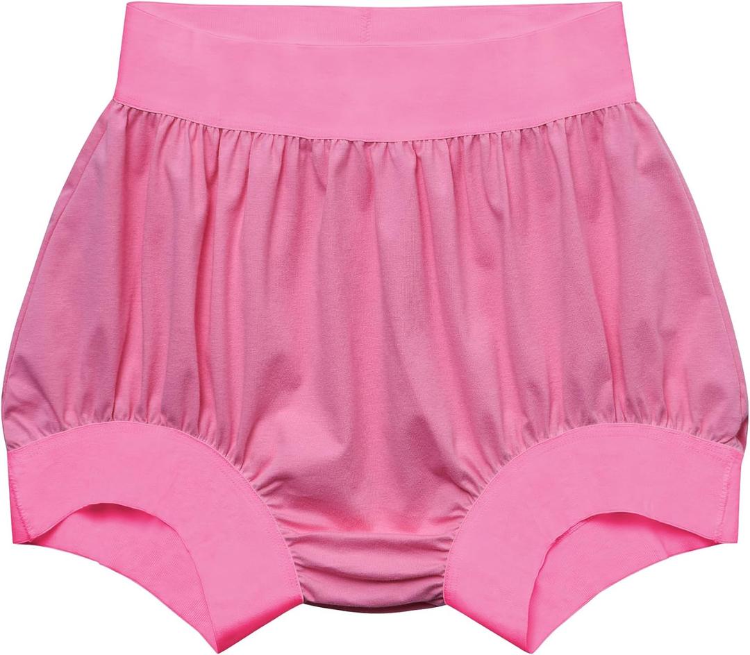 Adult Plastic Pants Diaper Cover Rubber Underwear for Incontinence Leak Proof Noiseless Waterproof Durable (S(Women size), Pink)