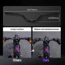 Electric Dirt Bike Handlebar for Surron Sur Ron Heighten 7/8" 22mm Handle Bar for Light Bee X/S LBX E-Ride Pro S SR SS 3.0 2.0 Talaria Sting XXX MX3 MX4 Taparia Motorcycle Black/4MM CNC