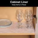 Cooyes Shelf Liner, Non-Adhesive Waterproof Drawer Liner, Durable Easy-to-Cut EVA Shelf Paper for Kitchen Cabinets, Refrigerator, Cupboard, and Dresser 11.8" W x 118" L