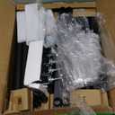 HYSEYY Clothes Rack, Double Rods Rolling Clothing Rack for Hanging Clothes, Portable Garment Rack with Wheels, Coat Rack Wardrobe Closet Load 240 LBS for Bedroom Laundry Room, Black