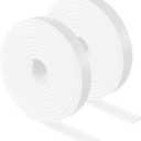 Furnigear Felt Strips with Adhesive Backing Heavy Duty Cuttable Felt Tape Roll Furniture Pads for Chair Legs - Protecting Hardwood Floors, Chair Wall Protector (White, 120 x 0.5 x 0.14 Inch)