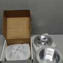 3Pcs Chrome Polished Aluminum Power Steering(1 Grooves) & Water Pump(2 Grooves) & Crankshaft Pulley (2 Groove) Kit Compatible with SBC Chevy 265 283 305 327 350 383 400 V8 Long Water Pump