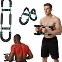 UPGRADED Unisex 3-Level Adjustable Twister Arm Trainer (60-110lbs), Foldable Arm/Muscle/Shoulder/Back Fitness Equipment, Portable Chest Workout Exerciser for Home Gym Travel