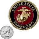 USMC Medallion 2.25 Inches Marine Corps EGA Eagle Globe Anchor Emblem | USMC 2.25" EGA Medallion
