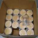 Thick Candle Jars for Making Candles 16 Pcs, 7 OZ Empty Jars with Wood Lids for Candle Making, Sample Container, Clear