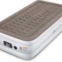 Etekcity Air Mattress Upgraded Twin Size Inflatable Airbed Blow Up Air Bed Raised Mattress with Built-in Pump for Camping, Guest, Hiking, Height 18”, Storage Bag