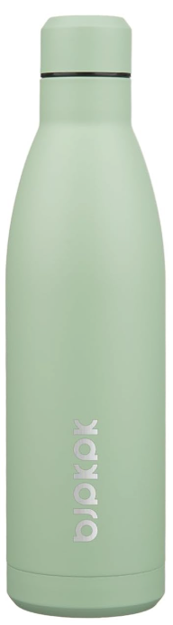 BJPKPK 25oz Insulated Water Bottle Double Wall Vacuum Insulated Stainless Steel Water Bottles for Spots Keep Cold and Hot,Macaron Green (25 Ounces)