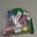 5 Pcs Christmas C9 Solar Light Bulbs Jumbo Hanging LED Light Bulb with Clip Waterproof Outdoor Garden Hanging Solar Lights for Christmas Tree Yard Fence Patio Party