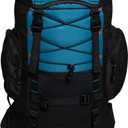 Teton 55L Scout Internal Frame Backpack for Hiking, Camping, Backpacking, Rain Cover Included, Pacific