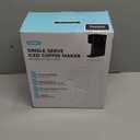 Tastyle Mini Hot and Iced Coffee Maker Single Serve, for K Cup and Ground, 6 to 14 Oz Brew Sizes, with Recipe Book, for Home, Travel, RV, Office and Dorm, Classic Black (2.0 Version)