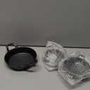 3 Piece Mini Cast Iron Skillet Set with Handles Pre-seasoned Small Cast Iron Skillet Pan, 4", 5", 6.3", Black Frying Pans for Cooking, Saute, Pizza, Oven Stove Grill Use