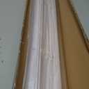 UNISHADES Blinds for Indoor Windows 1" Vinyl L-Shaped Slats Cordless Mini Blinds for Home, 55" W  64" H - White