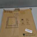 FENNIO Vanity Mirror with Lights - 15"x13" LED Lighted Makeup Mirror, Makeup Mirror with Lights, Touch Screen with 3-Color Lighting, Dimmable,10X Magnification Mirror for Vanity Desk Tabletop (White)