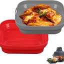 Silicone Air Fryer Liner for Ninja Crispi, 2 Pack Liners Silicone Pot