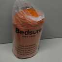 Bedsure GentleSoft Fuzzy Sherpa Faux Fur Twin Blanket Burnt Orange Cozy Gifts for Women Men, Soft Fleece Plush Warm Thick Blanket Twin Size for Bed, Room Dorm Essentials Orange Decor Gifts, 60x80