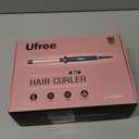 Ufree 5 in 1 Curling Iron with Interchangeable Ceramic Barrels (0.35"-1.25"), Curling Wand Set with Flat Iron Hair Straightener, Instant Heat Up, Dual Voltage Hair Curler, Gifts for Women (Rose Gold)