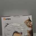 Automatic Cat Feeder Wet Food,Cordless Wet Pet Food Dispenser with 4 Ice Packs,4 Meals Per Day Fresh Food Refrigerated Container,Programmable Timed Battery Operated Auto Feeder for Kitten(Black)