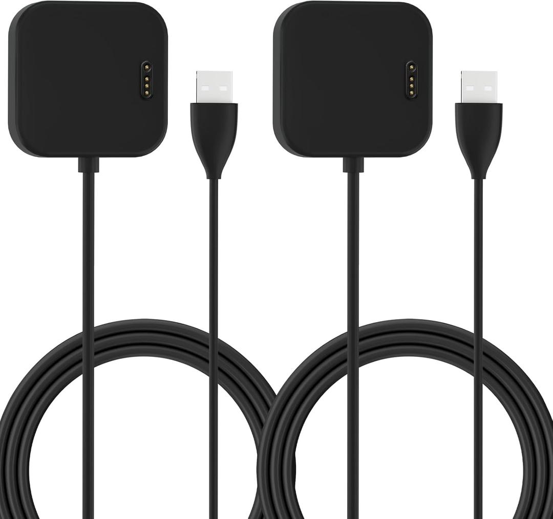 Charger Compatible with AT&T Amigo Jr Watch with 3.3 Feet Charger Cable (Black+Black)