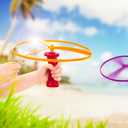 Battat Flying Disc Toy 2 Launchers & 4 Discs Helicopter Playset Outdoor Toys for Summer 3+ Years Skyrocopter