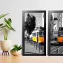 LaVie Home 12x24 Picture Frame Black, Panoramic Picture Frame for Wall Decoration, Classic Black Minimalist Style Suitable for Decorating Houses, Offices, Hotels1 Pack