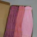 300Pcs Pastel Pink Pipe Cleaners Craft Bulk, 12'' Long 0.3'' Thick Fluffy Chenille Stems Set for Flowers, 3 Assorted Colors Fuzzy Sticks for DIY Art, Gifts Making & Festive Decorations