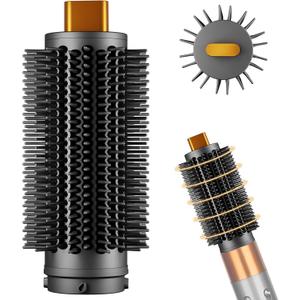 Round Brush Attachment Upgraded for Dyson Airwrap, Round Volumizing Brush for Dyson Air wrap HS01/05/08 Accessories for Straighten Dry Curls Add Volume, Gold