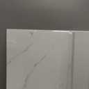 Haimin Wall Panels Peel and Stick 10 Pieces 23.6x11.8in (19.4 Sq. Ft. Coverage) Lightweight Backsplash Marble Look Tile (not Real Marble) Ideal for Kitchen Bathrooms Living Rooms Bedrooms (White-LYB)