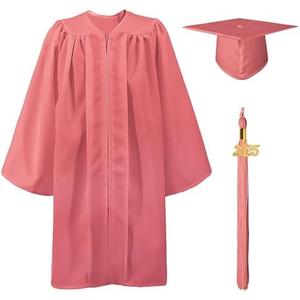 GraduatePro Kindergarten Graduation Cap and Gown Class of 2025 Tassel Set for Preschool Kids Ceremony Party Gift M