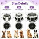 Portable Pet Playpen, Foldable Outdoor Small Animal Tent