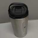 Greens Steel 12 oz Stainless Steel Insulated Coffee Mug, Silver - Leak-Proof Travel Thermos - Reusable Coffee Cup for Hot & Cold Drinks