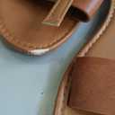 Verdusa Women's One Band Ankle Strap Flat Sandals Open Toe Walking Shoes (9.5, Brown)