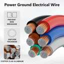 16 Gauge Wire (6-Pack Black/Red/Grey/Blue/Green/Brown, Each 25 FT), Low Voltage Automotive Primary Harness Wire for Battery, Car Audio, Remote Trailer, Security Alarm, Hook Up Wiring, 16AWG CCA, DIY