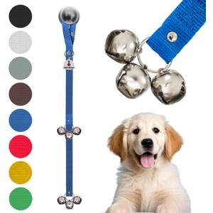 Caldwell's Pet Supply Co. Dog Potty Bells, Dog Door Bell, Bells to Go Outside, Potty Training Bell, Dogs Doorbell, Dogs Potty Doorbell, Ring to Go Pee, All Breed Puppy Training Tool (Blue)
