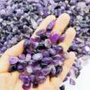 2 x 335g Amethyst Crystal Chips Purple Crushed Stones Bulk Tumbled Chips