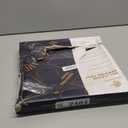 MAONAME Decorative Tray, Gray Serving Tray with Handles, Coffee Table Trays, Square Plastic Trays for Ottoman, Bathroom, Kitchen, 13" x 13" x 1.57"