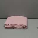 JIALE Textured Tablecloth, Heavy Duty Linen Style Farmhouse Table Cloth Rectangle Tables, Wrinkle-Free Washable Waterproof Table Cover for Kitchen, Dining, Parties, 55"x90", Pink