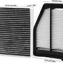 Cabin Engine Air Filter for Acura ILX 2.0L L4 2013 2014 2015