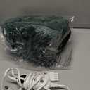 HYLEORY Heated Electric Blanket Throw, 2-Layer Cozy Warm Flannel 50" x 60", Heating Blanket with 9 Heating Levels, 2/4/6/10 Hours Auto Off, Fast Heating Winter Blanket, Green