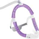 3 Pack Satin CPAP Strap Covers, CPAP Mask Cushions, Universal and Comfort CPAP Mask Strap Pads to fit Dreamwear Headgear for Reducing Red Marks CPAP Hair Protector for Women(Light Purple)