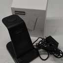 Wireless Charger for Samsung, 3 in 1 Wireless Charging Station for Samsung Galaxy S25 Ultra/S24 Ultra/S23/S22/Note 20/Z Flip 7/Fold 6, Charger for Samsung Galaxy Watch Ultra/8/7/6, Galaxy Buds 3/3 Pro (Black)