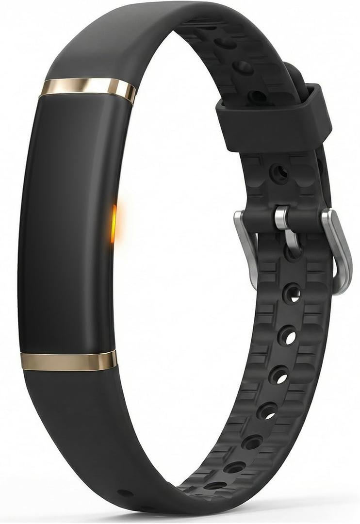 FITVII Screenless Fitness Tracker for Women Men, Health and Fitness Wearable with 24/7 Heart Rate, Blood Pressure and HRV Sleep Monitor, Subscription Free Activity Tracker for Android & iPhone