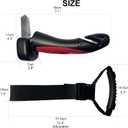 2PCS 4 in 1 Car Door Handle & 2PCS Hand Grab Straps for Elderly, Door Assist Handles Vehicle Support Handles, Multifunction Car Grab Handle, Car Door Latch Handle for Seniors