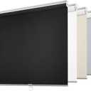 ChrisDowa Cordless Free-Stop 100% Blackout Blinds for Windows, Roller Windows Shades with Thermal Insulated, UV Protection Fabric for Living Room, Office and Home. Easy to Install.Black,22" W X 72" H