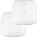 HANABASS 2 Pieces Water Weight Base for Balloon Arch And Column, Refillable, Pvc, White, for Wedding, Birthday, Party, 11x11x3. 14 in