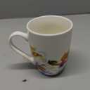 GBHOME 12oz Coffee Mugs Set fo 6, Ceramic Coffee Mugs with Decaled Flowers for Man Woman Mom Dad, Light Weight Coffee Mugs Set for Latte/Cappuccino/Cocoa/Milk, Dishwasher & Microwave Safe