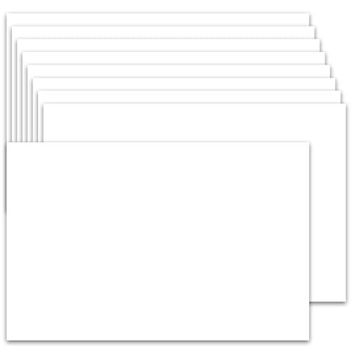 Pack 5x7 Cardstock Paper, 80lb White Cardstock Thick Paper Heavyweight Cardstocks for Printer, Postcards, Wedding Invitation, Thankyou Cards