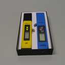 VIVOSUN Digital pH and TDS Meter Kits, 0.01pH High Accuracy Pen Type pH Meter  2% Readout Accuracy 3-in-1 TDS EC Temperature Meter for Hydroponics, Pool and Aquarium, Yellow Blue, UL Certified