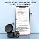 Gavigain Speaker Wall Mounts Universal Speaker Bracket Remote Control Ring for Smartphone Wireless Camera Shutter Selfie Button Bookshelf Speaker Wall Mount Brackets