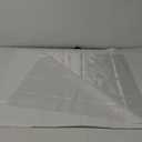  Pack 60 x 60 Inch Square Tablecloth, White Satin Tablecloth, Silky Square Table Cloth, Bright Smooth Table Cover for Wedding, Banquet, Party Dinning Decoration